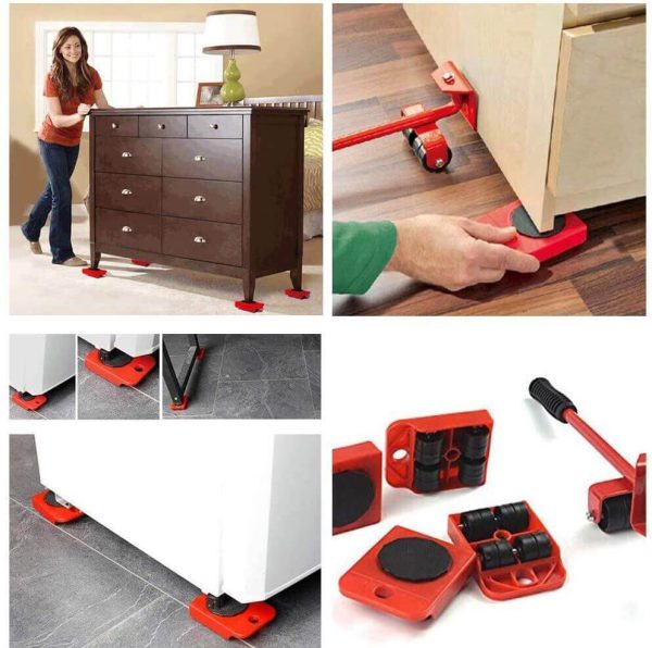 (5 In 1) Heavy Furniture Move Tool