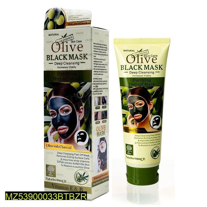 Olive Black Facial Face Mask, 120 g